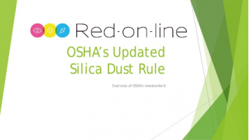 osha silica dust rule webinar