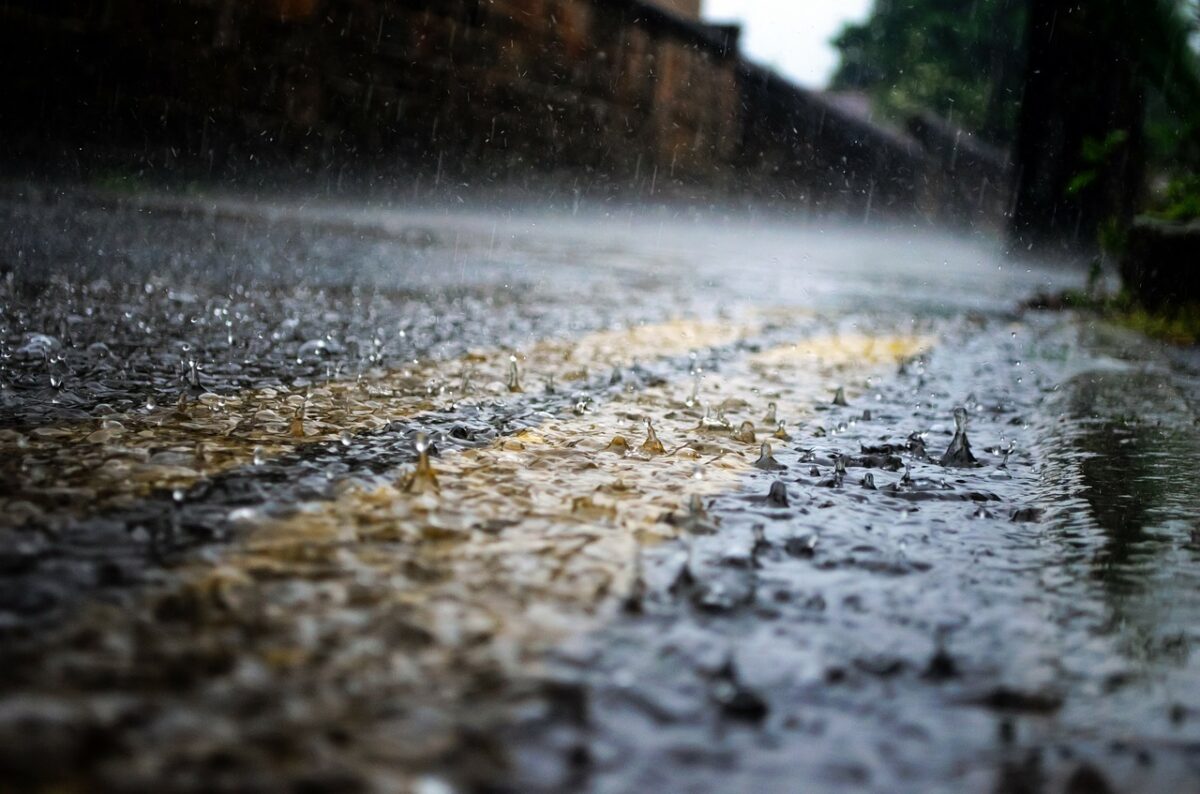 rain road