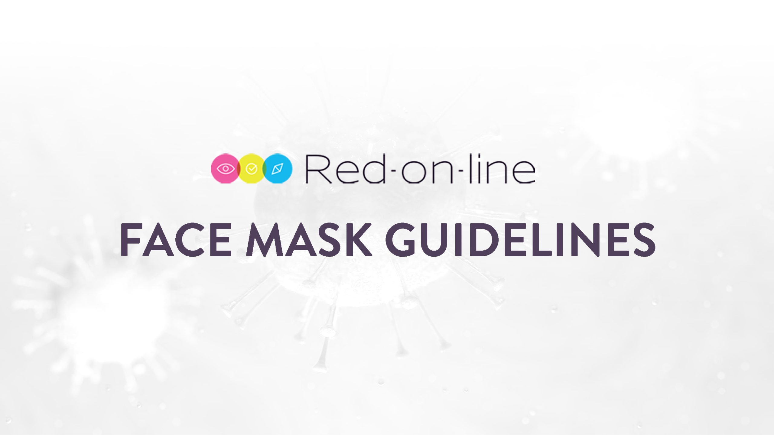 Face Masks Usage Guidelines Red On line