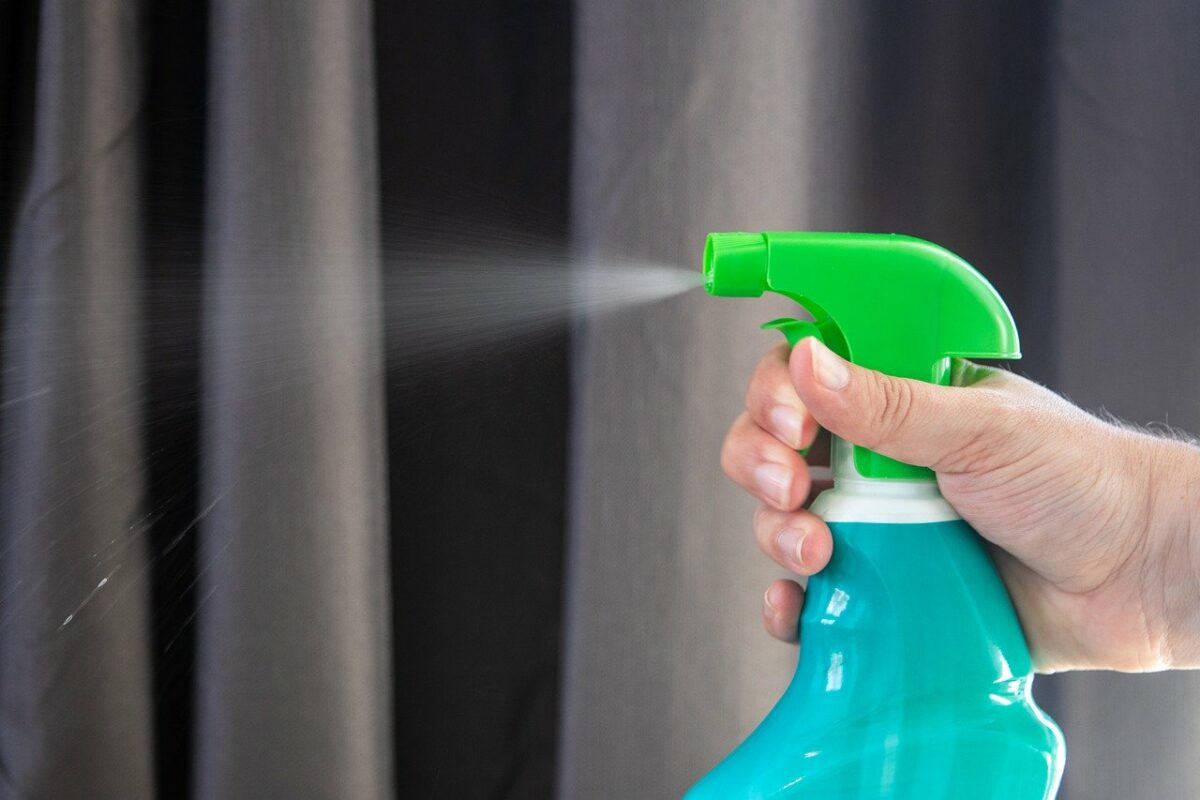 disinfectant spray