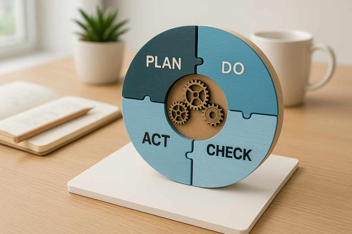 ISO 45001 Clause 9 performance evaluation represented in the PDCA cycle
